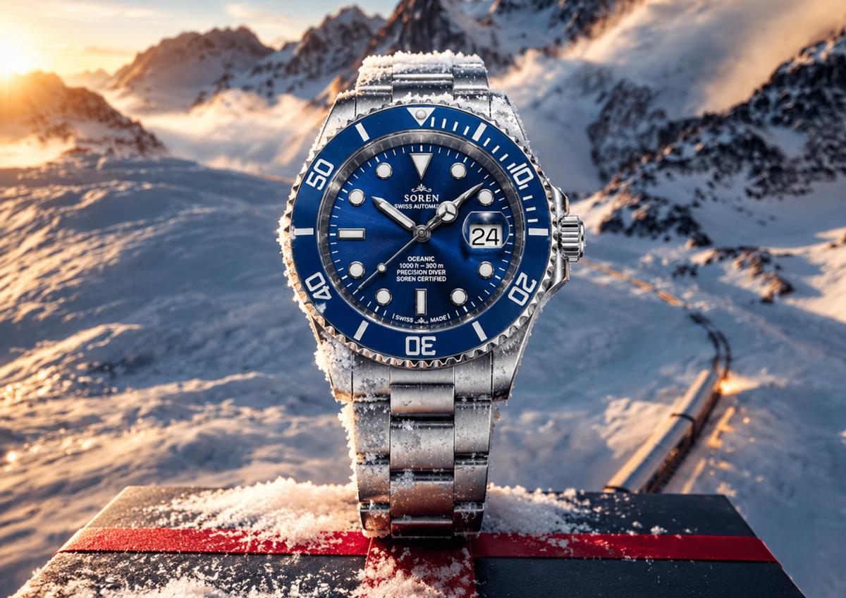 Soren Oceanic Swiss Made automatic watch compared to Dutch quartz fashion watches