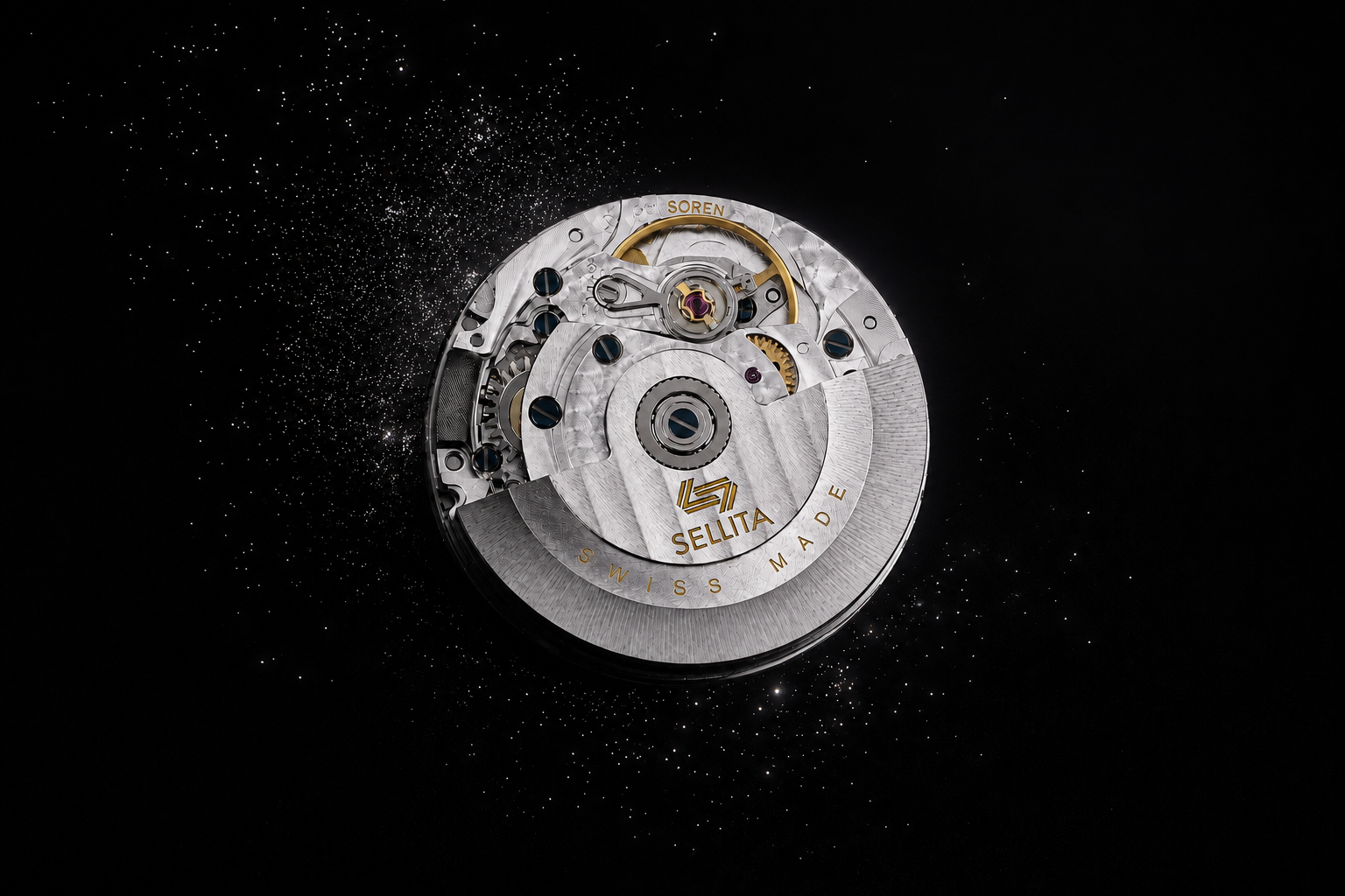 The Sellita SW200 movement inside a Swiss Made watch, showing what drives production cost