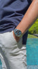 Soren Momentis Blue worn outdoors lifestyle shot
