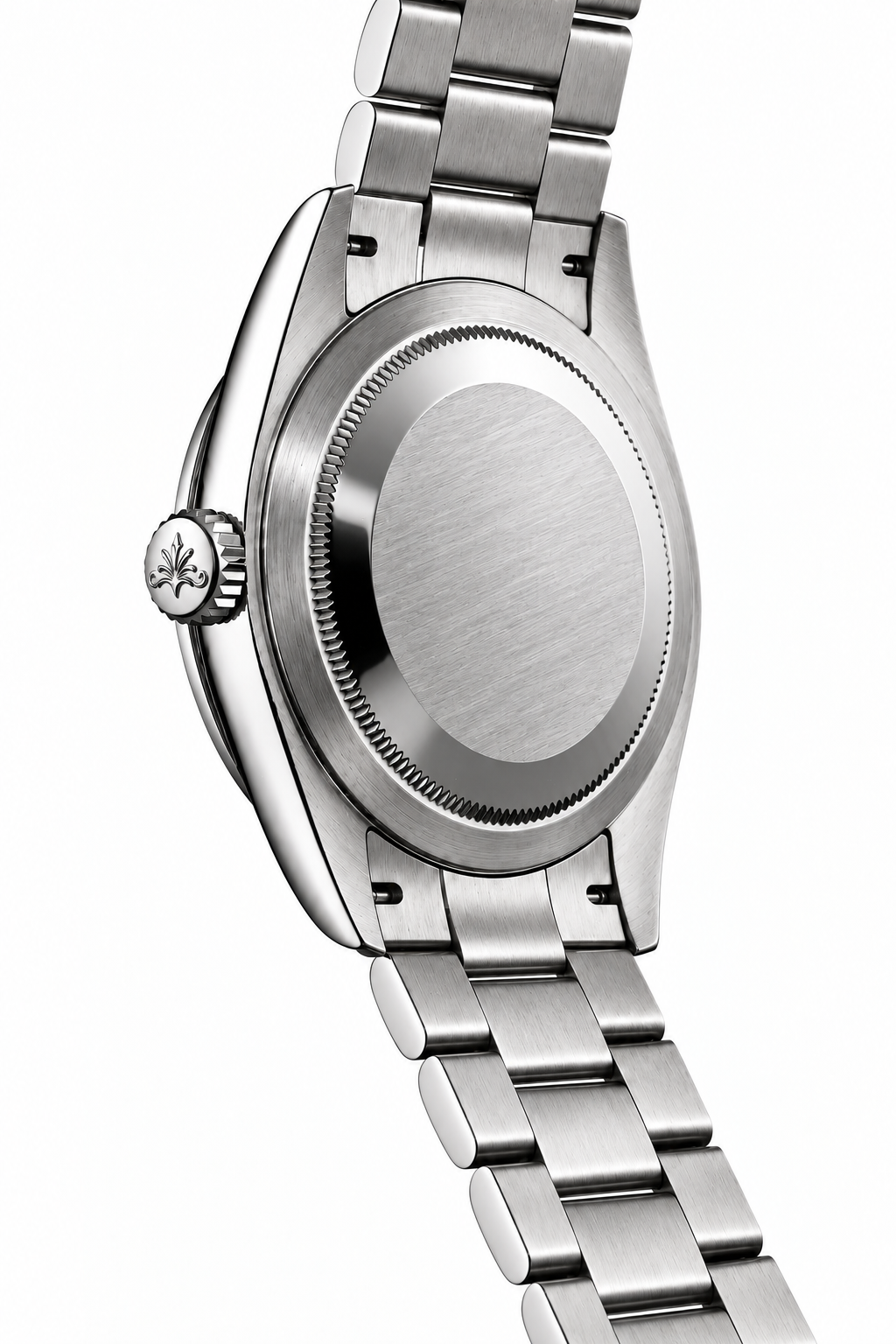 Soren Momentis solid stainless steel caseback

